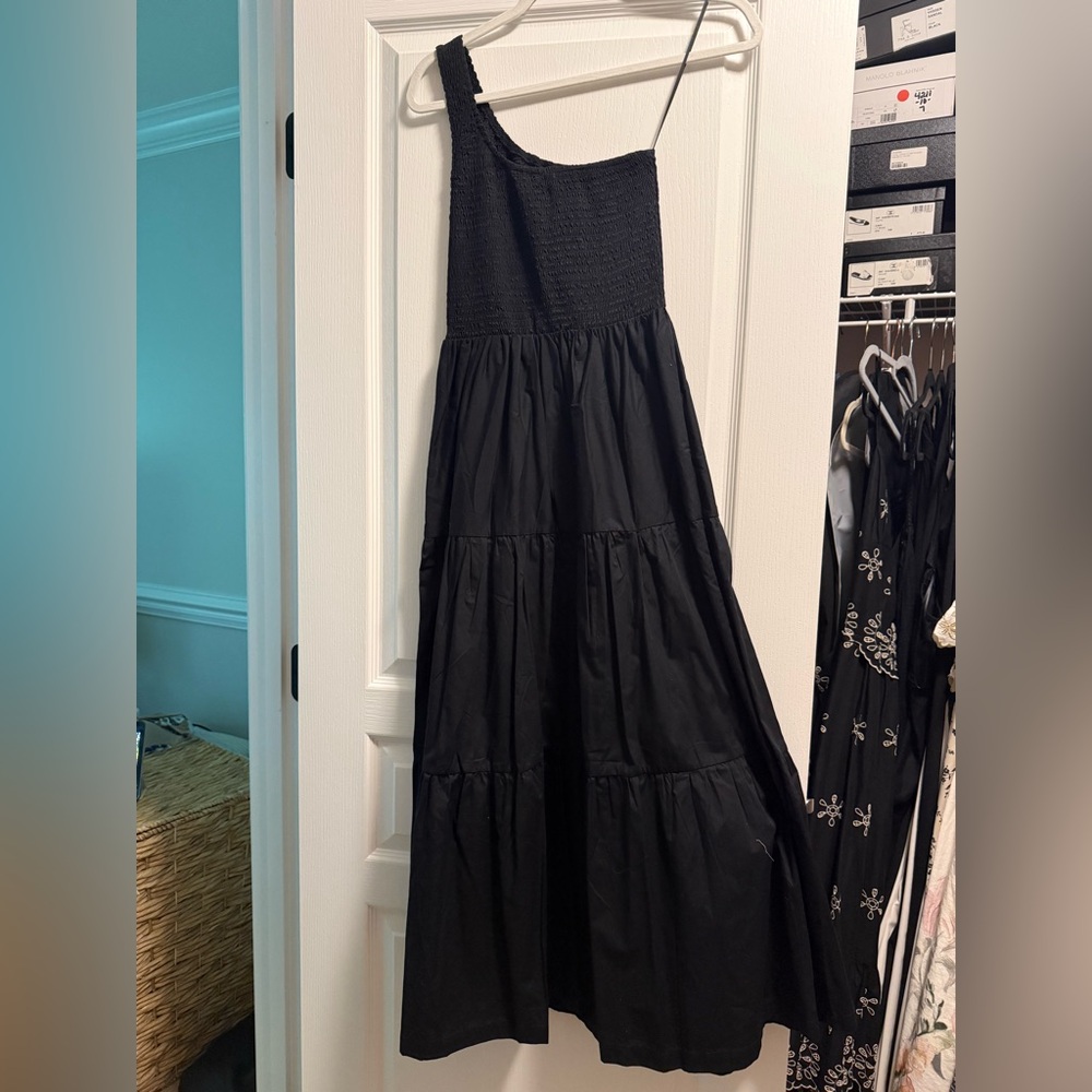 OPT Chic Black One Shoulder Dress